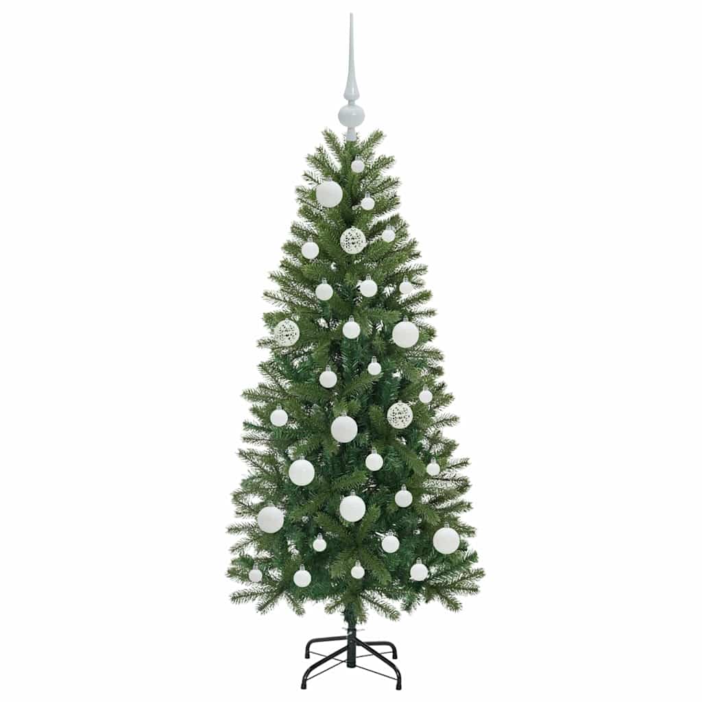 Künstlicher Weihnachtsbaum mit 150 LEDs Grün 120 cm PE und PVC