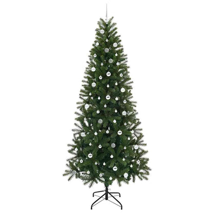 Künstlicher Weihnachtsbaum mit 300 LEDs Grün 240 cm PE und PVC