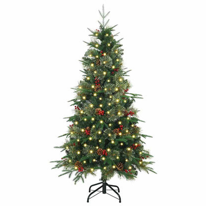 Künstlicher klappbarer Weihnachtsbaum Grün 120 cm PE und PVC