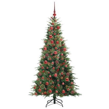 Künstlicher klappbarer Weihnachtsbaum Grün 180 cm PE und PVC