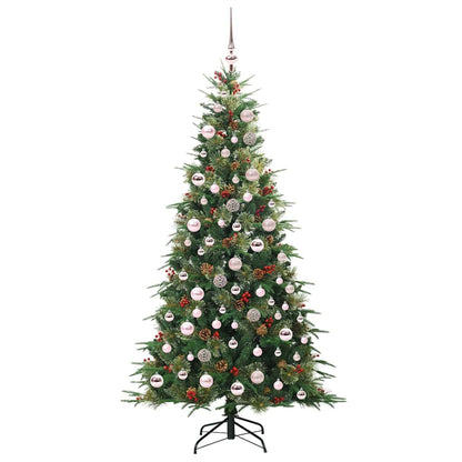 Künstlicher klappbarer Weihnachtsbaum Grün 180 cm PE und PVC