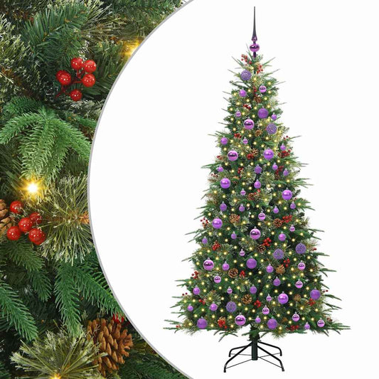 Künstlicher klappbarer Weihnachtsbaum Grün 180 cm PE und PVC