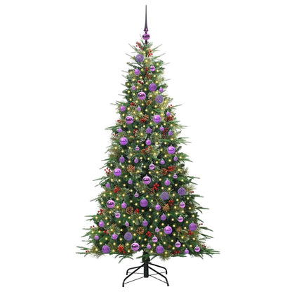 Künstlicher klappbarer Weihnachtsbaum Grün 180 cm PE und PVC
