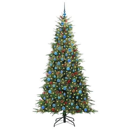 Künstlicher klappbarer Weihnachtsbaum Grün 210 cm PE und PVC