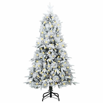 Künstlicher klappbarer Weihnachtsbaum Grün 120 cm PE und PVC