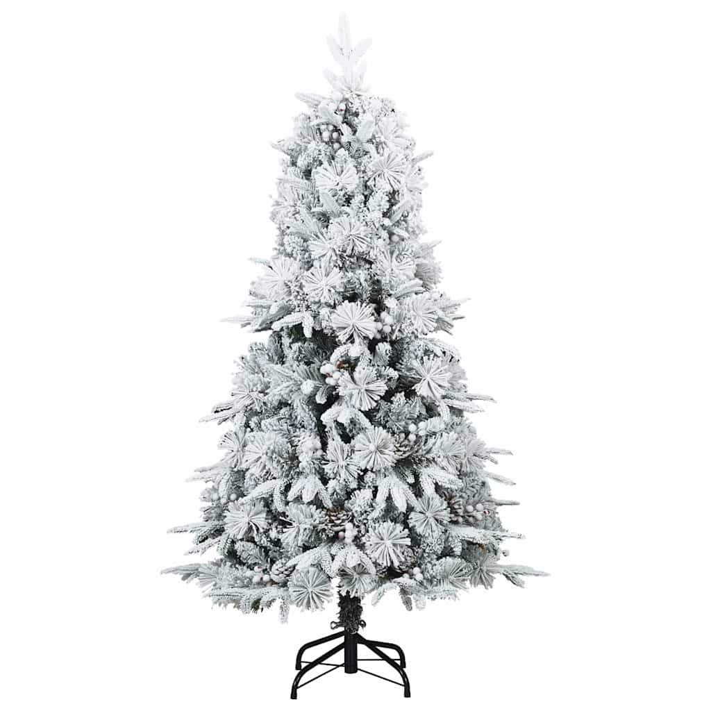 Künstlicher klappbarer Weihnachtsbaum Grün 120 cm PE und PVC