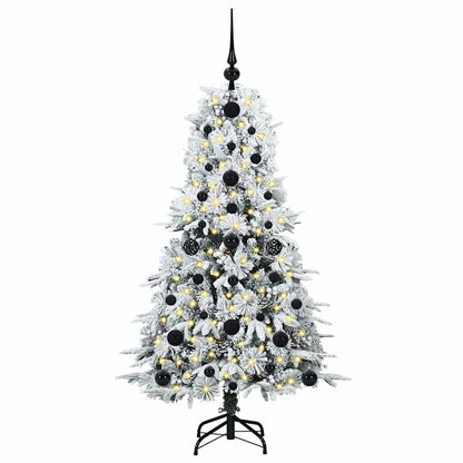 Künstlicher klappbarer Weihnachtsbaum Weiß 120 cm PE und PVC