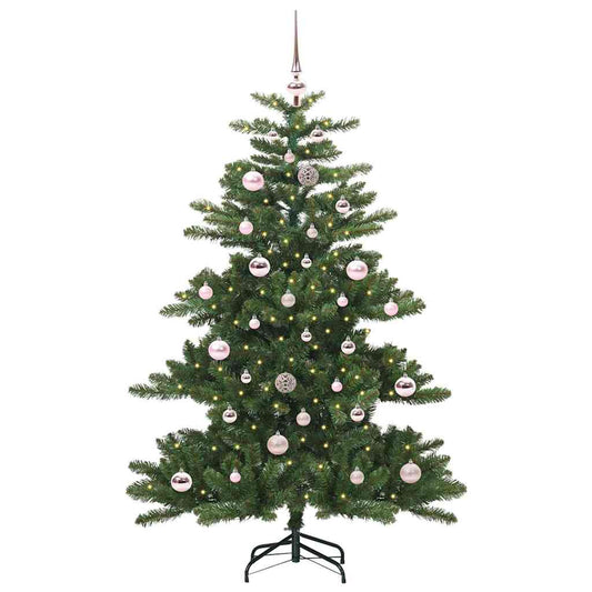 Künstlicher klappbarer Weihnachtsbaum Grün 150 cm PVC und Stahl
