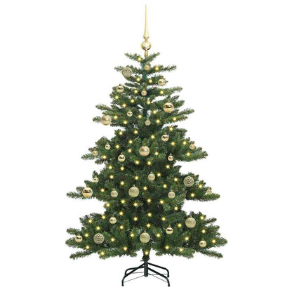 Künstlicher klappbarer Weihnachtsbaum Grün 150 cm PVC und Stahl