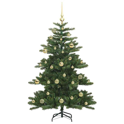 Künstlicher klappbarer Weihnachtsbaum Grün 150 cm PVC und Stahl