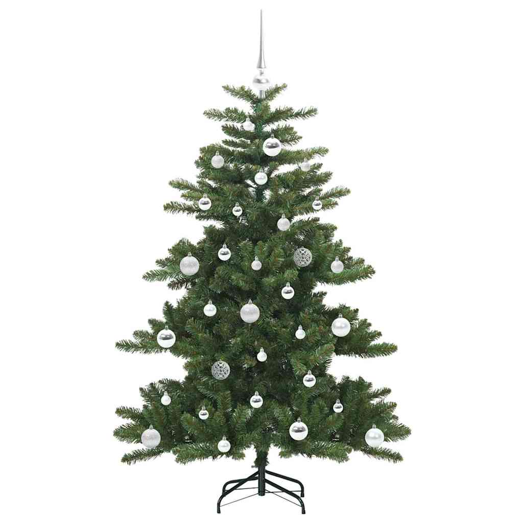 Künstlicher klappbarer Weihnachtsbaum Grün 150 cm PVC und Stahl