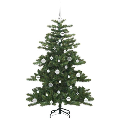 Künstlicher klappbarer Weihnachtsbaum Grün 150 cm PVC und Stahl