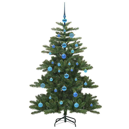 Künstlicher klappbarer Weihnachtsbaum Grün 150 cm PVC und Stahl