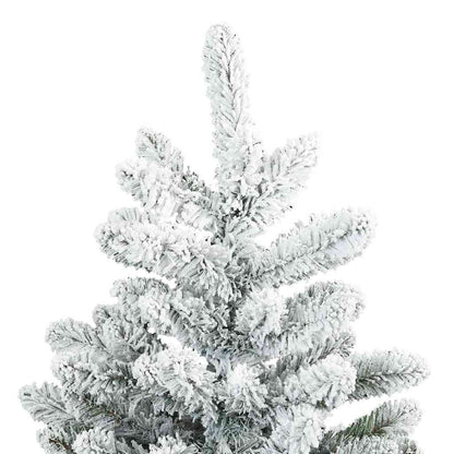 Künstlicher klappbarer Weihnachtsbaum Weiß 150 cm PVC und Stahl