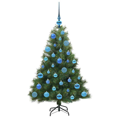 Künstlicher Weihnachtsbaum mit 150 LEDs Grün 120 cm PE und PVC