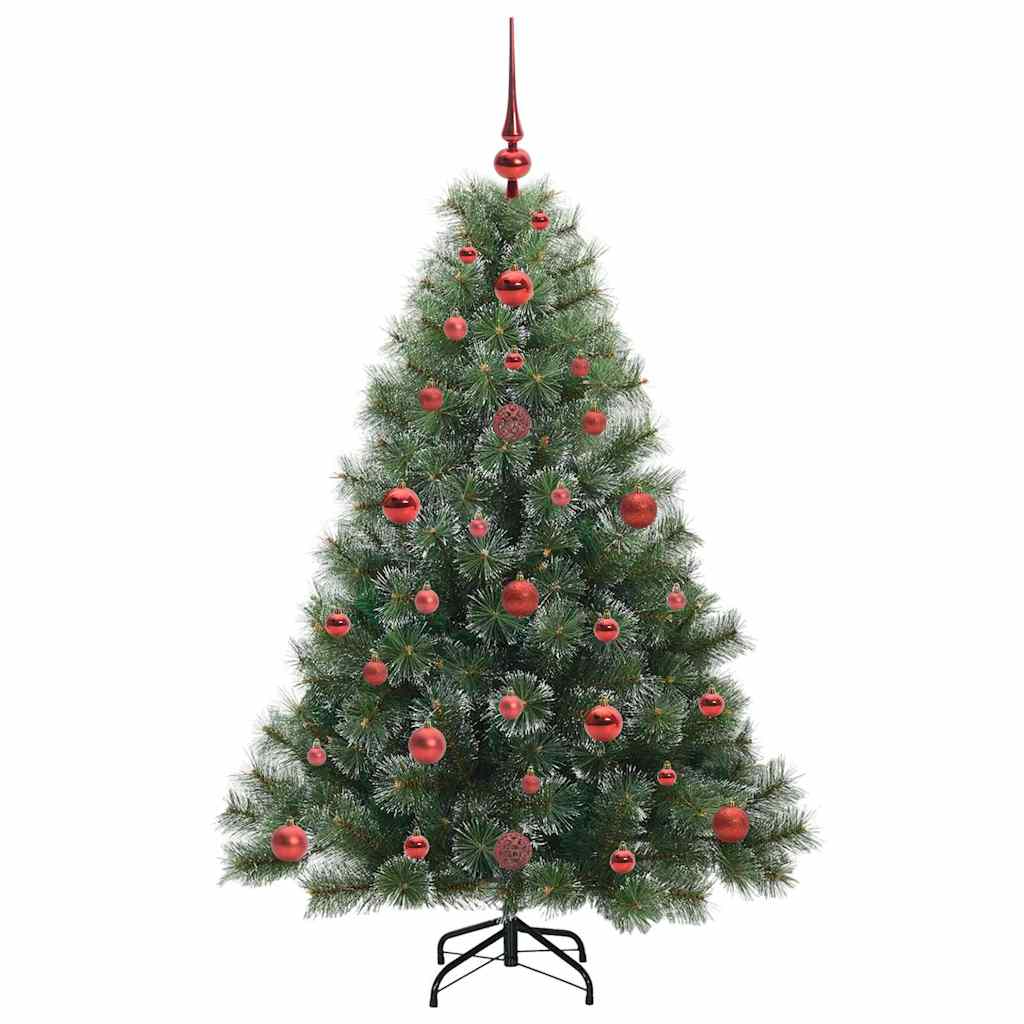 Künstlicher Weihnachtsbaum mit 150 LEDs Grün 120 cm PE und PVC