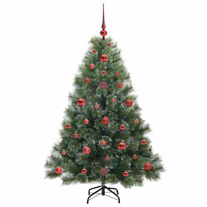 Künstlicher Weihnachtsbaum mit 150 LEDs Grün 120 cm PE und PVC