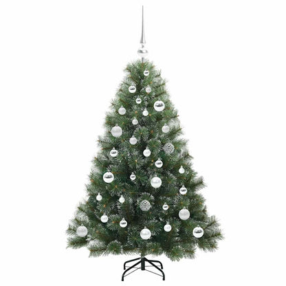 Künstlicher Weihnachtsbaum mit 150 LEDs Grün 120 cm PE und PVC