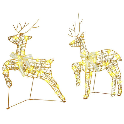 LED Rentiere mit 40 LEDs 5 pcs Gold Haustier
