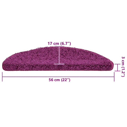 Stufenmatten 30 Stk. Violett 56x17x3 cm