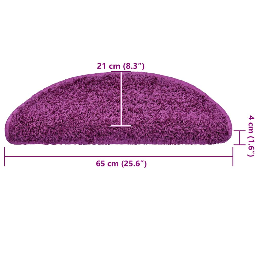 Stufenmatten 30 Stk. Violett 65x21x4 cm