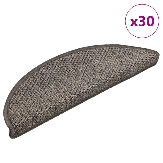 Stufenmatten Selbstklebend Sisal-Optik 30 Stk. 56x17x3 cm