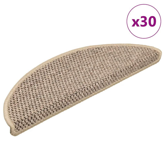 Stufenmatten Selbstklebend Sisal-Optik 30 Stk. 56x17x3 cm