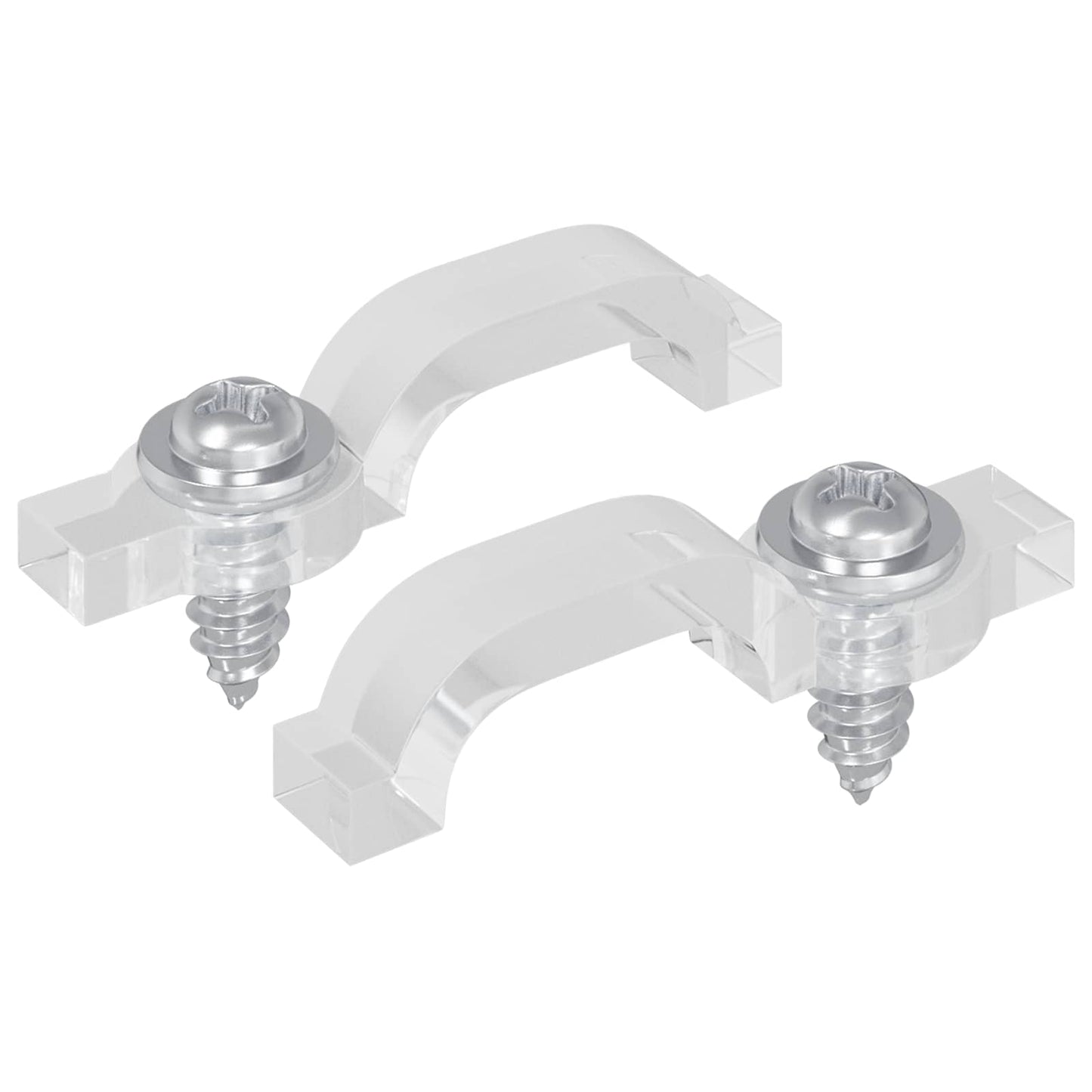 LED Streifen Clips 2 pcs Transparent 23,8 x 7,3 x 4,3 mm