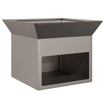 Feuerstelle Rostig 50 x 50 x 40 cm Wetterfeststahl