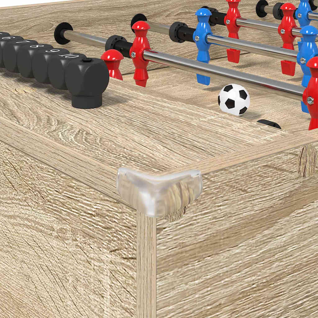 Tischfußballtisch Sonoma-Eiche 125 x 60,5 x 80 cm Holzwerkstoff