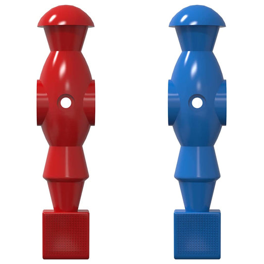 Fußball Tischspieler 22 pcs Blau und Rot 2,4 x 2,1 x 9,7 cm PP