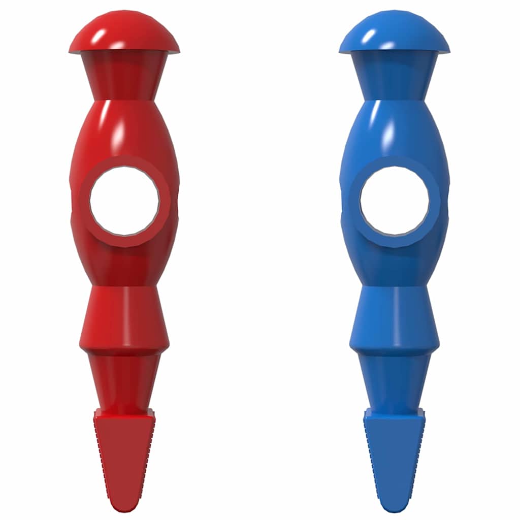 Fußball Tischspieler 22 pcs Blau und Rot 2,4 x 2,1 x 9,7 cm PP