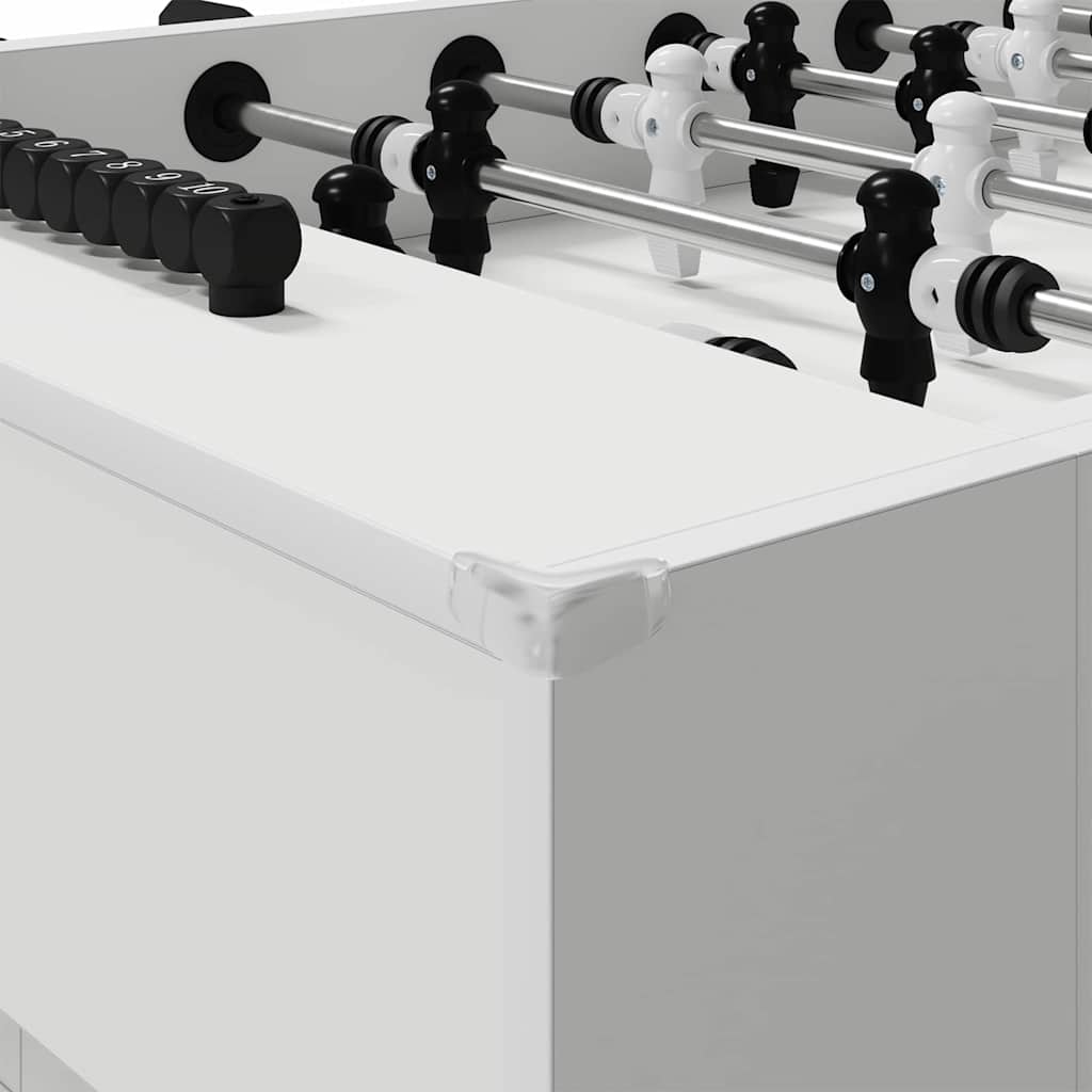 Fußballtisch 2 pcs Weiß 146,5 x 74 x 85 cm Holzwerkstoff