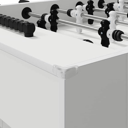 Fußballtisch 2 pcs Weiß 146,5 x 74 x 85 cm Holzwerkstoff