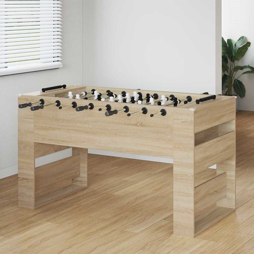 Fußballtisch 2 pcs Sonoma-Eiche 146,5 x 74 x 85 cm