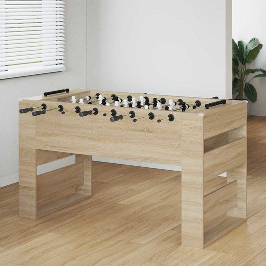Fußballtisch 2 pcs Sonoma-Eiche 146,5 x 74 x 85 cm