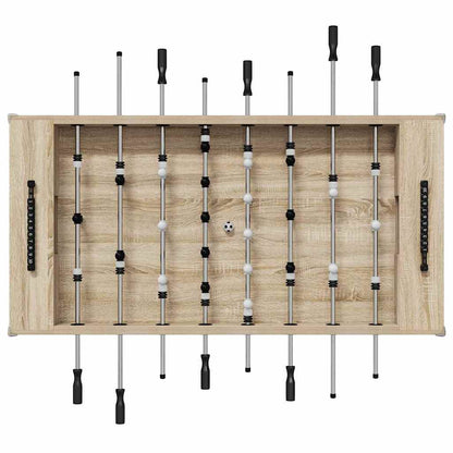 Fußballtisch 2 pcs Sonoma-Eiche 146,5 x 74 x 85 cm
