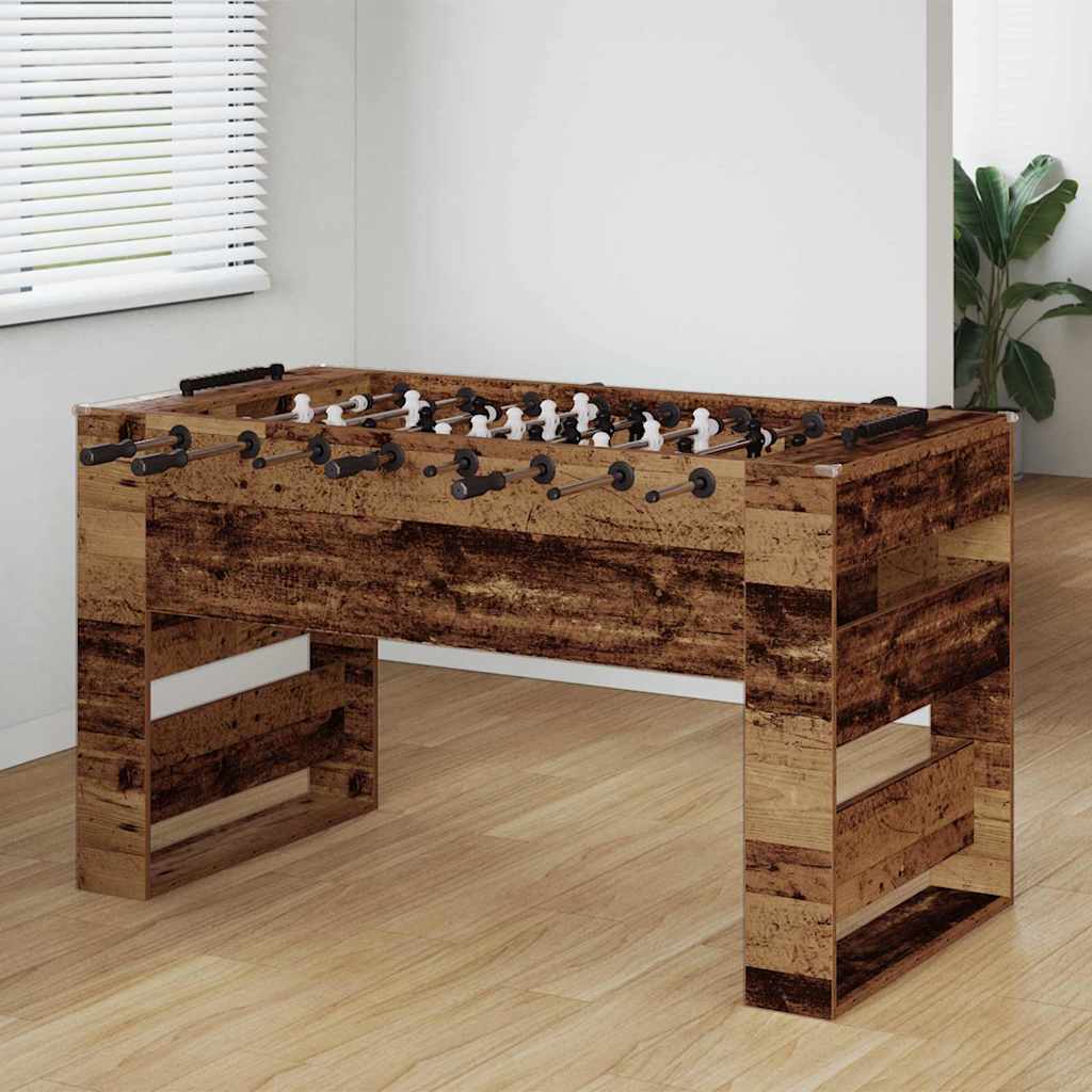 Fußballtisch 2 pcs Altholz 146,5 x 74 x 85 cm Holzwerkstoff