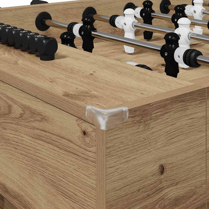 Fußballtisch 2 pcs Artisan-Eiche 146,5 x 74 x 85 cm