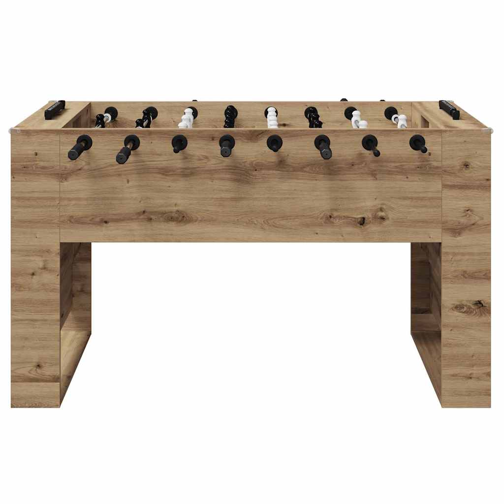 Fußballtisch 2 pcs Artisan-Eiche 146,5 x 74 x 85 cm