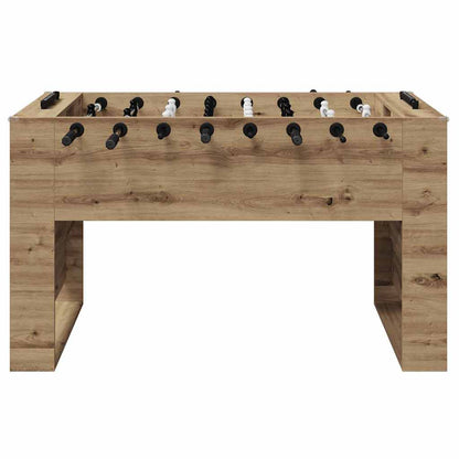 Fußballtisch 2 pcs Artisan-Eiche 146,5 x 74 x 85 cm