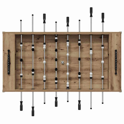 Fußballtisch 2 pcs Artisan-Eiche 146,5 x 74 x 85 cm