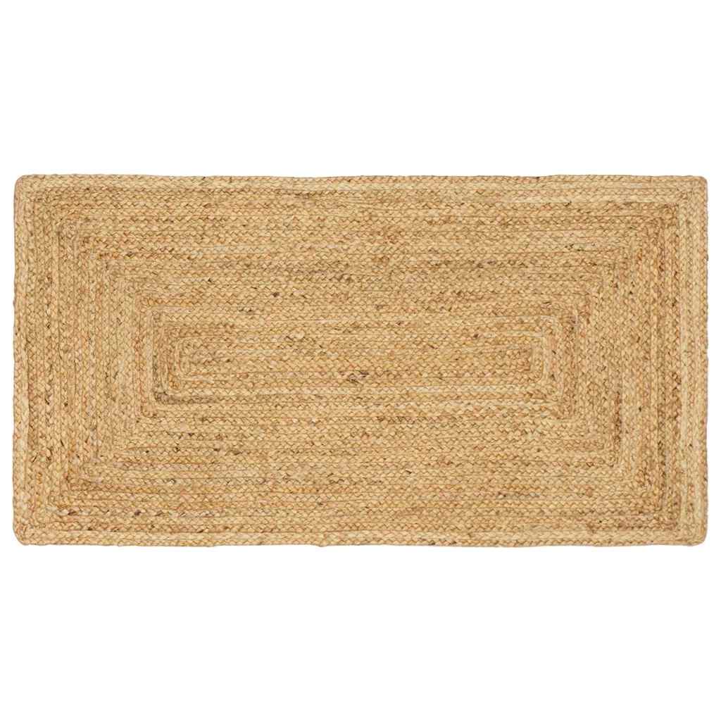 Bereichsteppich Beige 60 x 110 cm Jute