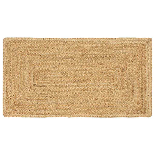 Bereichsteppich Beige 60 x 110 cm Jute