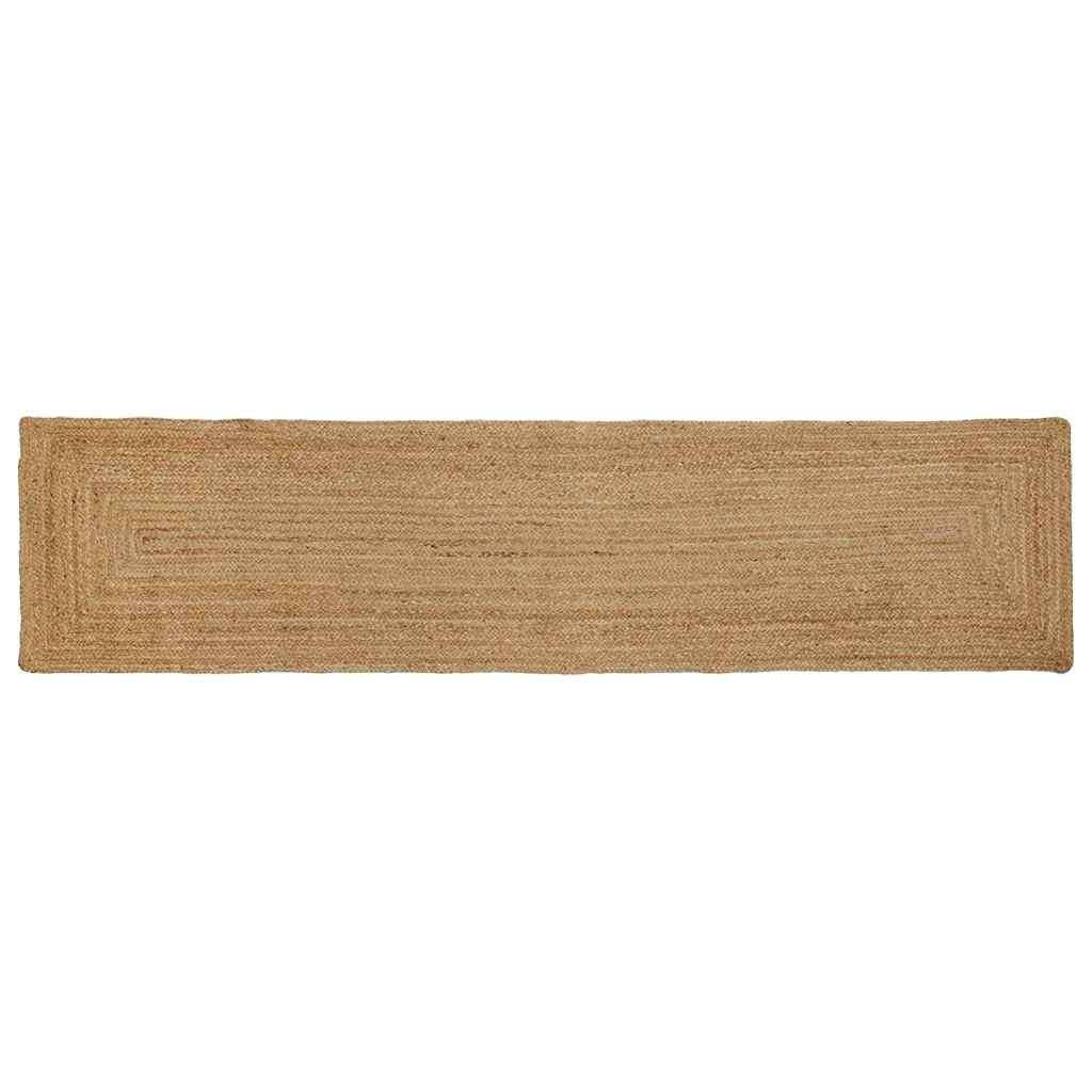 Bereichsteppich Beige 60 x 250 cm Jute