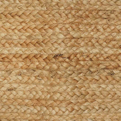 Bereichsteppich Beige 120 x 120 cm Jute