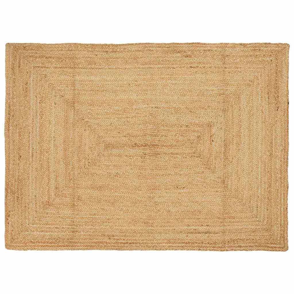 Bereichsteppich Beige 120 x 170 cm Jute