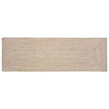 Bereichsteppich Braun 80 x 200 cm Jute