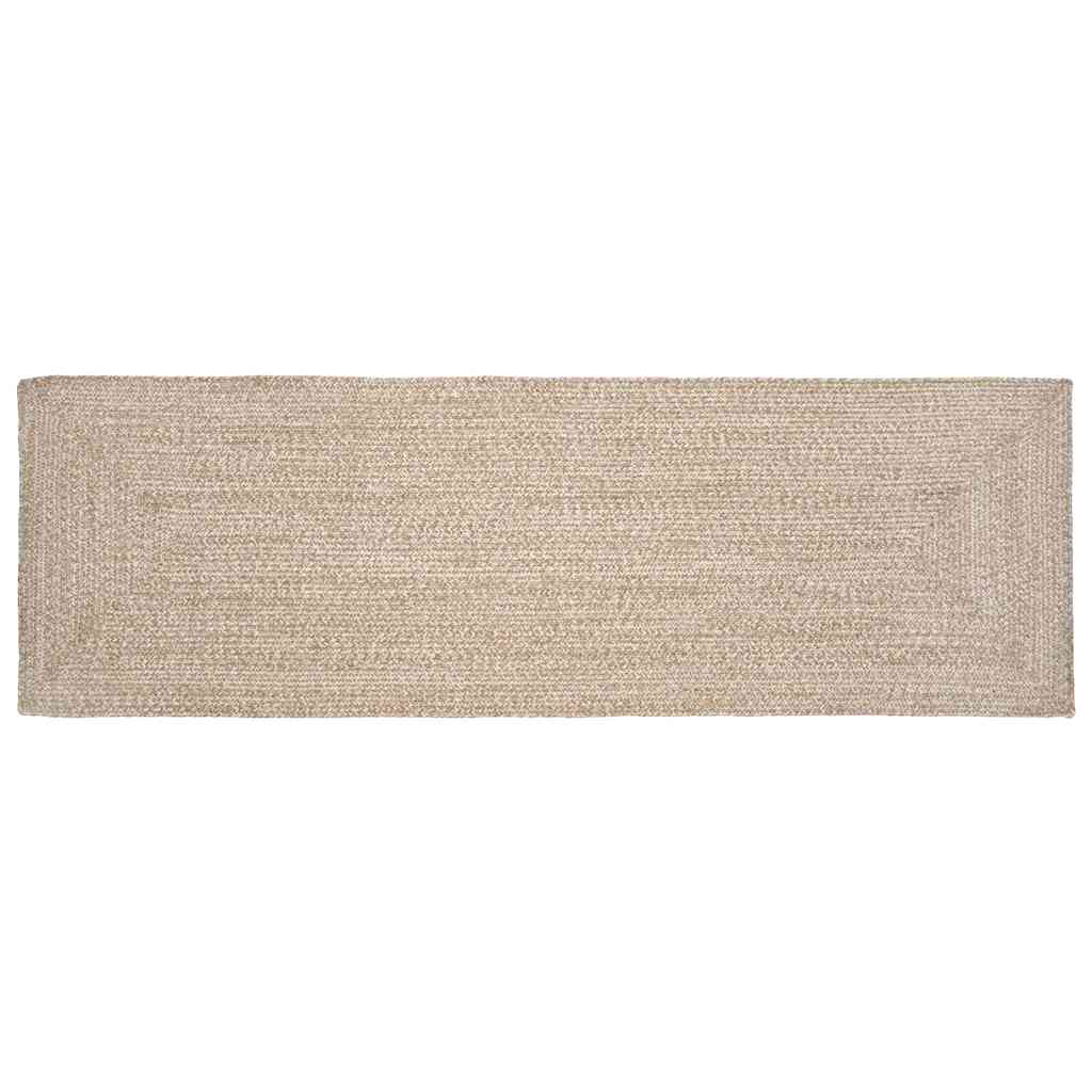 Bereichsteppich Braun 80 x 300 cm Jute