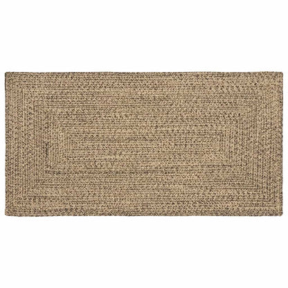 Bereichsteppich Braun 80 x 150 cm Jute